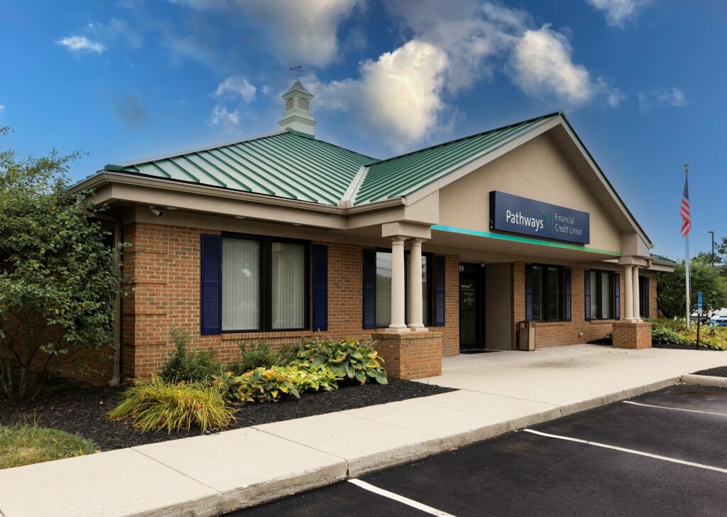 Pathway Financial Credit union Delaware branch front door
